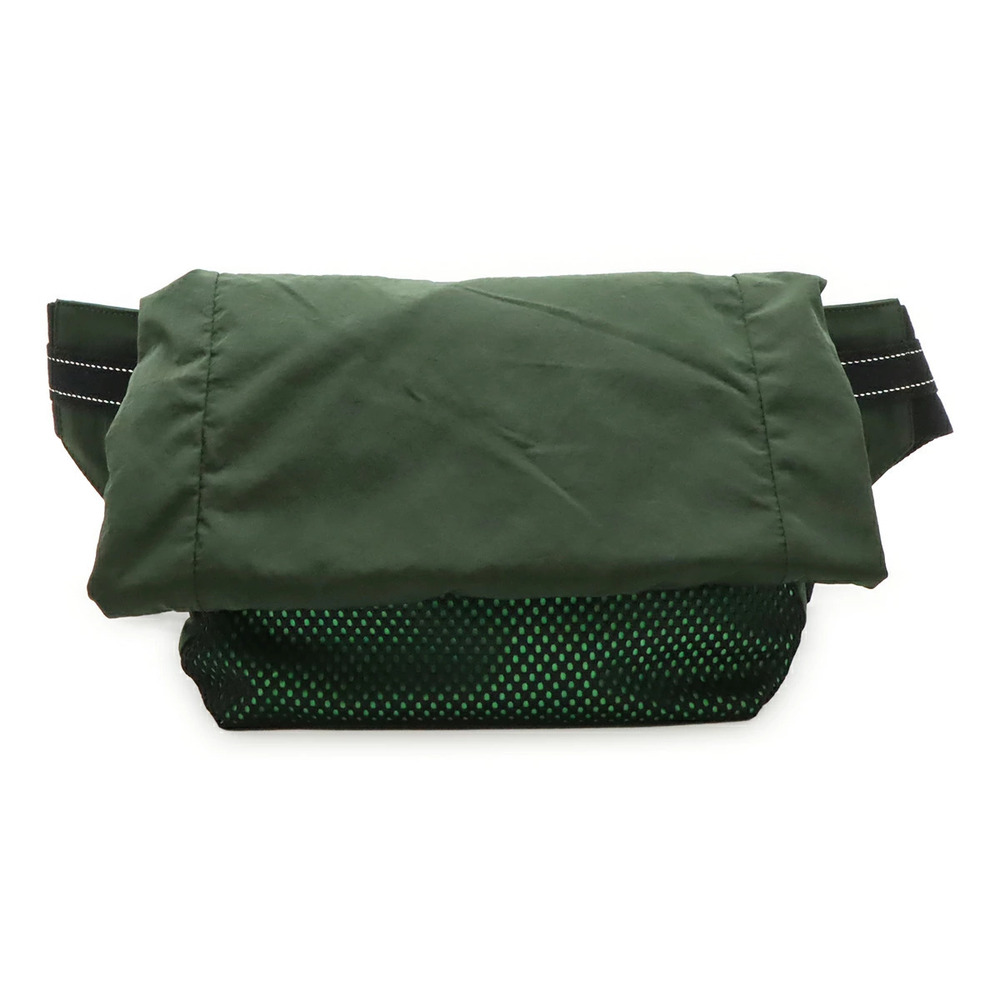 BOTTEGA VENETA Body Bag Belt Crossbody Mesh Khaki Green Black